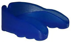 Amber Fight Gear Junior Single Mouthpiece with Case: Durable, Customizable, and Hygienic Mouthguard for Kids Aged 5 to 10, Blue