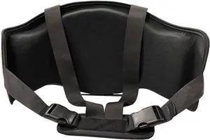 Invincible Fight Gear Airflow Body Protector Heavy Hitter: Ultimate Chest Guard for Boxing, MMA, Kickboxing, Muay Thai - Coaching/Training, Black