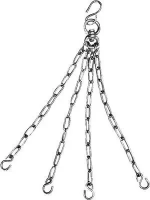 Amber Fight Gear Heavy Duty Premium 220lb Capacity Heavy Bag Chain for Boxing Kickboxing Muay Thai Heavybags Perfect Heavy Bag Hanger Chain Strap with No Tangle Swivel hanger for Punching Bags