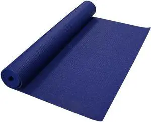 Amber Fight Gear Amber Thick Yoga Mat Exercise Extra Non-Slip Surface Sticky Fitness Workouts, Blue (ASG-45)