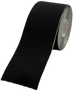 Amber Fight Gear Ultimate Performance Kinesiology Tape: Support, Stabilize, and Recover Best for Athletes and Rehabilitation, 2" x 16ft Black