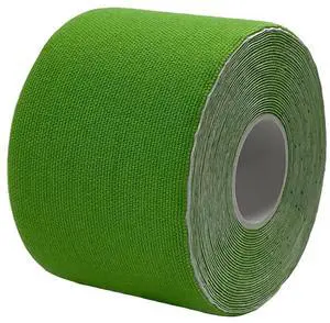 Amber Fight Gear Ultimate Performance Kinesiology Tape: Support, Stabilize, and Recover Best for Athletes and Rehabilitation, 2" x 16ft Black Green