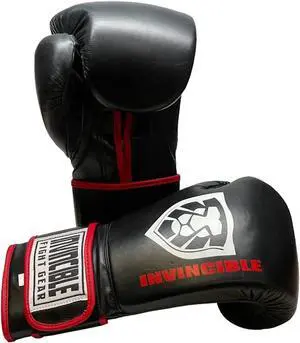 Amber Fight Gear All Leather Boxing Bag Gloves for Mens or Womens Boxing Can be as Fitness Gloves, Punching Gloves, Sparring, Fighting Mitt Work for Kickboxing, MMA, Thai Pad 14 oz.