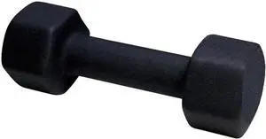 Amber Fight Gear Neoprene Dumbbell, Single Weight for Strength Training, Muscle Toning, and Rehab, Non-Slip Grip & Anti-Roll Design 30lb