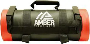 Amber Fight Gear Workout Sandbag  Heavy-Duty PVC, 5-Grip Handles, Reinforced Seams for CrossFit & Strength Training