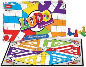 LIVEVIE Ludo 2018 Classic Strategy Game Board for Kids & Family, Unique 6-Player