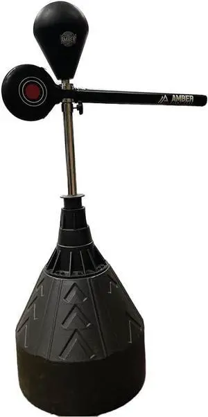 Amber Fight Gear Unleash Your Inner Fighter with The Rapid-Reflex Boxing Bar: The Ultimate 2-in-1 Boxing Punch Bag and Reflex Spinning Bar for Enhanced Training and Agility