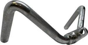 Amber Fight Gear Multi-Exercise Steel Bar, Versatile Fitness Equipment for Bicep Curls, Seated Rows, Triceps Pressdown | Chrome-Plated