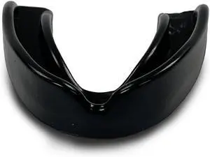 Amber Fight Gear Ultimate Comfort and Protection Customizable Mouthpiece for Personalized Fit and Reliable Protection - Perfect for MMA, Boxing, Martial Arts, and All Contact Sports, Black