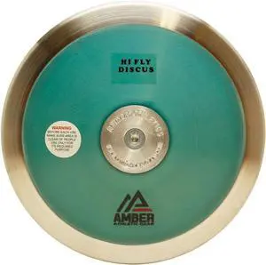 Amber Fight Gear DiscusTrack & Field Training Discus - IAAF Certified, 85% Rim Weight, Durable Polycarbonate Fiber Side Plates - Perfect for Advanced Throwers - Available in 2kg