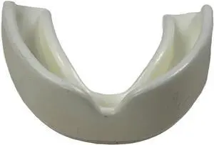 Amber Fight Gear Ultimate Comfort and Protection Customizable Mouthpiece for Personalized Fit and Reliable Protection - Perfect for MMA, Boxing, Martial Arts, and All Contact Sports, White