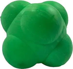 Amber Fight Gear Agility Bounce Reaction Ball for Exception Hand Eye Coordination Large Green