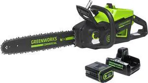 Amber Fight Gear High Performance 82V 18" 2.7kW Chainsaw with 4Ah Battery and Dual Port Charger (82CS27-4DP) - Power and Precision for Your Cutting Needs