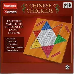 LIVEVIE Chinese Checkers Board Game, Multicolor Classic Strategy Game for Kids & Adults, 6-Player Family Fun, Improves Logic & Focus, Ideal for Parties & Game Nights