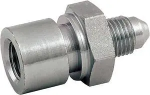 Allstar Performance ALL50100-20 Steel -3 AN Male to 3/16 Inverted Flare Female Brake Line Adapter Fitting, (Pack of 20)
