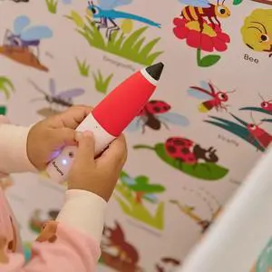 LIVEVIE Kid's Sound Pen  Interactive Learning Pen Compatible with SayHouse Educational Boards, Touch-Activated Sound & Games, Supports Early Learning, Fun & Engaging for Toddlers & Kids