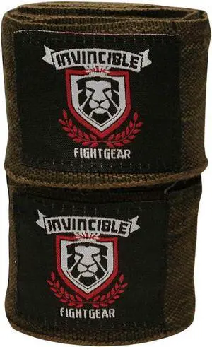 Amber Fight Gear  Hand Wraps, Semi-Elastic Boxing Wraps with Thick Double-Cut Stretch for Ultimate Protection, Ideal for Boxing, MMA, Kickboxing 200 Inch Hunter Green