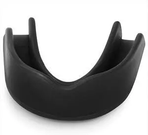 Amber Fight Gear Breathable Boil Bite Mouth Guards, Super Tough MMA Mouthpiece for Boxing, Wrestling Mouthguard - Combat Sports Mouthpiece in Black Color