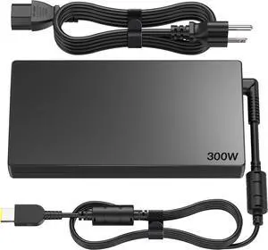 Energizewiz 300W 20V 15A AC Adapter Fit for Lenovo Legion 5 5i 5P 7 7i pro 15 16 17 R9000P R9000K Y9000K Y9000X Gaming Laptop Charger Replacement USB Rectangular Tip