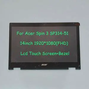 14inch FHD Lcd Touch Screen Assembly for Acer Spin 3 SP314-51-58MV