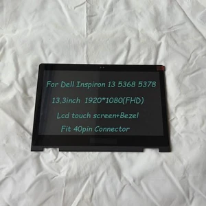 13.3" FHD LED LCD Touch Screen+Bezel for Dell Inspiron 13 5368 5378 K022 K044 13.3" FHD LED LCD Touch Screen+Bezel for Dell Inspiron 13 5368 5378 K022 K044