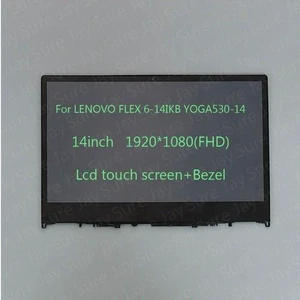 14" LCD TOUCH SCREEN ASSEMBLY for LENOVO FLEX 6-14IKB YOGA530-14 5D10R03188 5D10M42866 14" LCD TOUCH SCREEN ASSEMBLY for LENOVO FLEX 6-14IKB YOGA530-14 5D10R03188 5D10M42866