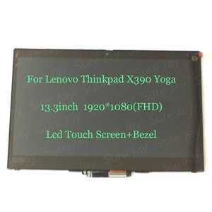 13.3" FHD Lcd Touch Screen+Bezel for Lenovo Thinkpad X390 Yoga Type 20NQ 13.3" FHD Lcd Touch Screen+Bezel for Lenovo Thinkpad X390 Yoga Type 20NQ
