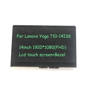 14.0" FHD Lcd Touch Screen +Bezel for Lenovo Yoga 710-14ISK 80TY0009US 14.0" FHD Lcd Touch Screen +Bezel for Lenovo Yoga 710-14ISK 80TY0009US