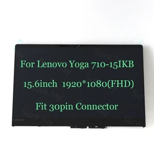 15.6" FHD Lcd Touch Screen Digitizer & Bezel for Lenovo Yoga 710-15IKB 5D10M14145 15.6" FHD Lcd Touch Screen Digitizer & Bezel for Lenovo Yoga 710-15IKB 5D10M14145