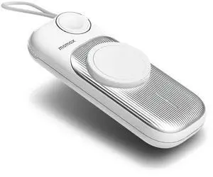 MOMAX 3 in 1 Wireless Charger, 10000mAh MFi Certified Wireless Charger Station, 15W Airbox Go Compact Wireless Charger, Travel Charging Station for MagSafe, iPhone 15,14,13,12, AirPods, Apple Watch