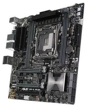 ASUS X99-M WS/SE - Motherboard - micro ATX - LGA2011-v3 Socket - X99 - USB 3.0, USB 3.1 - 2 x Gigabit LAN - HD Audio (8-channel)