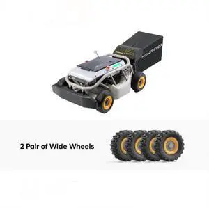 Mowrator Remote Control Lawn Mower S1 4WD 56V18Ah 85° Slope(Wide Wheels Version), Multi-Functions RC Lawn Mower with 1.5-4.3 Inch Cutting Height 21 Inch Real Blade with Mowing 1.12 Acres