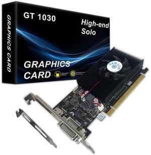 ZER LON GeForce GT 1030 4G Low Profile Graphics Card, GDDR4 64Bit, HDMI/DVI Ports Support DirectX 12 Computer Gaming Video Card, Desktop GPU, Support 4K