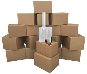 UBMOVE Basic Moving Boxes Kit #1 + Supplies 18 Moving Boxes, Bubble, & Tape