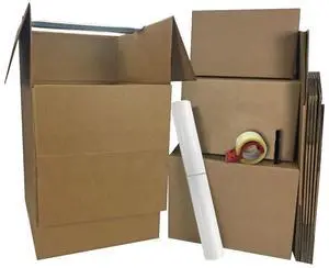 UBMOVE 1 Room Wardrobe Moving Kit 9 Packing Boxes and Moving Supplies