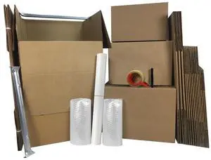 UBMOVE 2 Room Wardrobe Kit 18 Moving Boxes plus Packing Supplies