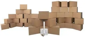 UBMOVE 3 Room Basic Kit 42 Packing Boxes and Supplies for Moving