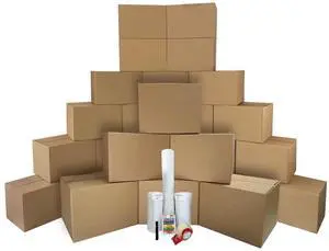 UBMOVE Moving Boxes 2 Room Bigger Smart Moving Kit 28 Boxes ,Tape, & more
