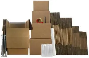 UBMOVE 6 Room Wardrobe Kit 58 Moving Boxes & Shipping Supplies