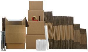 UBMOVE 7 Room Wardrobe Kit 70 Corrugated Moving Boxes with Packing Supplies