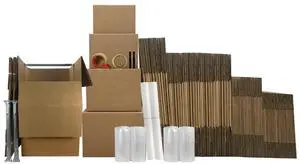 UBMOVE 8 Room Wardrobe Kit 88 Moving Boxes & Moving Supplies