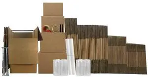 UBMOVE 9 Room Wardrobe Kit 106 Moving Boxes & Supplies