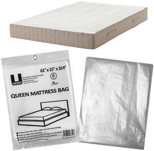 UBMOVE Queen Mattress Cover - 1 Pk 61" x 15" x 104" 2 Mil.