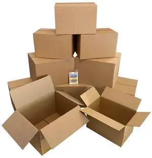 UBMOVE Moving Box Combo Pack - 4 Smalls, 6 Mediums, & Moving Labels