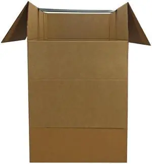 UBMOVE Shorty Wardrobe Moving Box (2 Piece) 20" x 20" x 34"