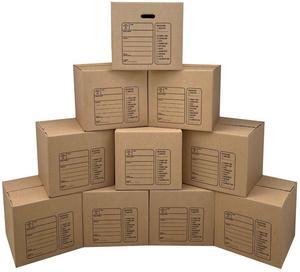 UBMOVE 10 Premium Medium Moving Boxes 18"x18"x16" Cardboard Box