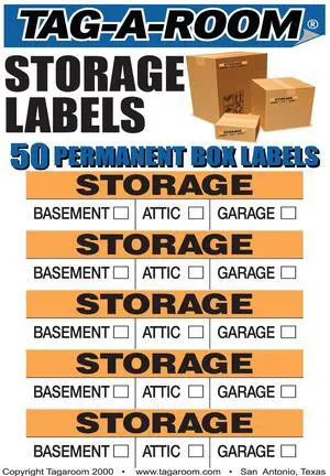 UBMOVE Storage Moving Labels Identify box contents with 50 labels
