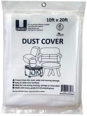 UBMOVE 12 Dust Covers 10' x 20' for Protective Moving Storage