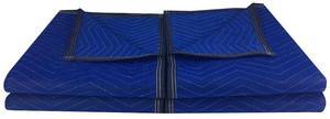 UBMOVE Pro Economy Moving Blankets (4 Pack) 35lbs/doz 2.92lb/ea 72"x80" Blue