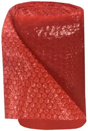 UBMOVE 30-Feet Roll of Red Bubble Small 3/16" Wrap x 12" Wide